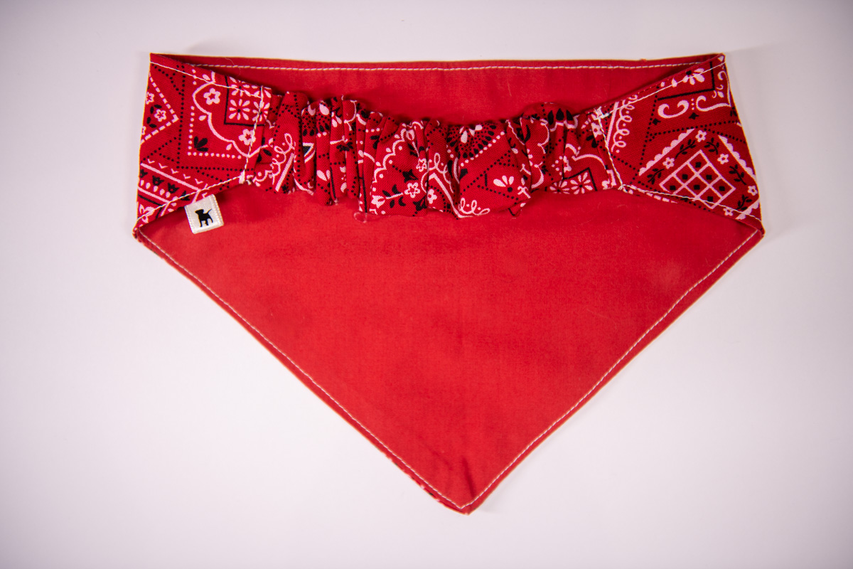 classic paisley design in bold red (M)