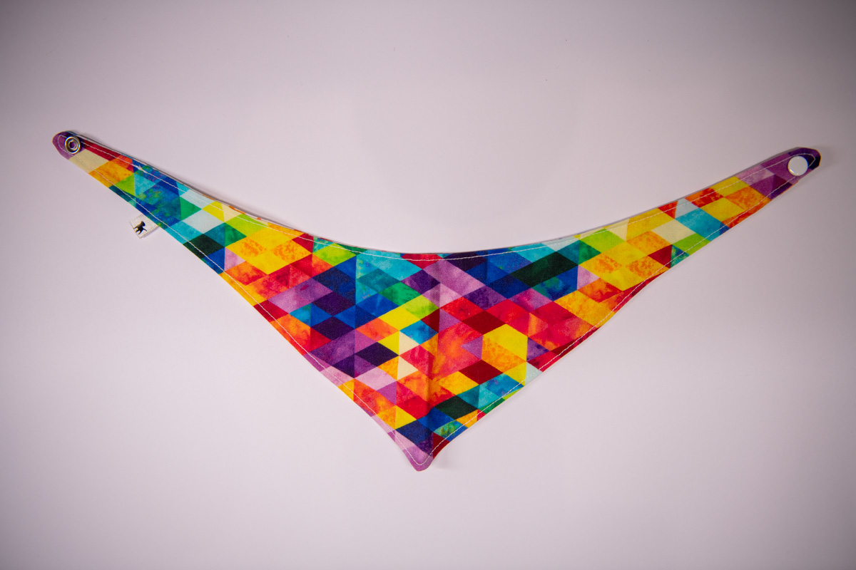 Vibrant geometric mosaic (Sm)